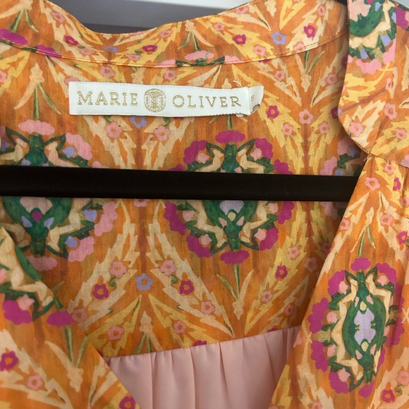 Marie Oliver Imogene Blouse marigold Trellis - Picture 4 of 6